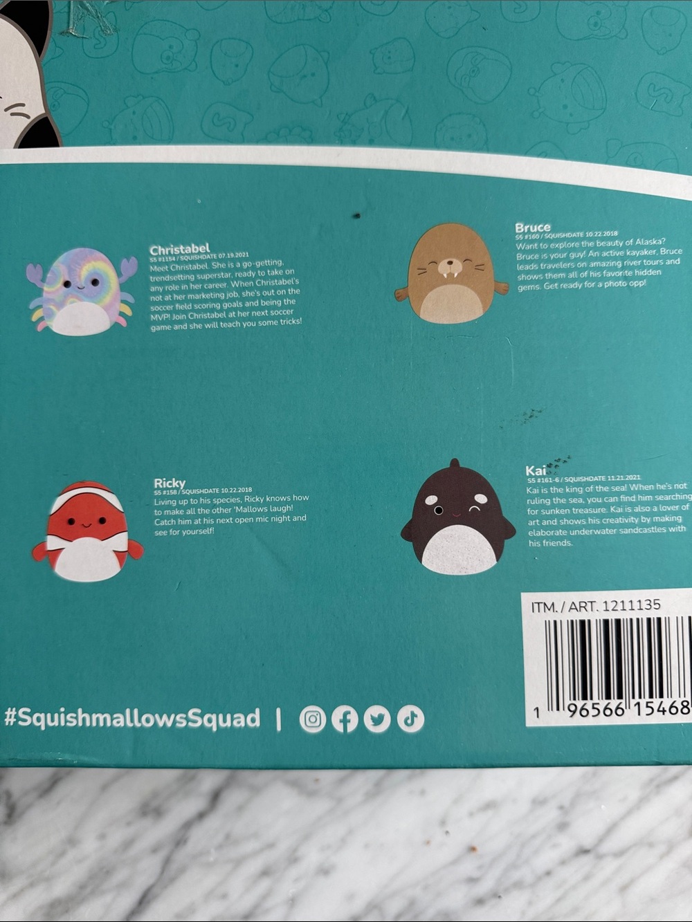 Original Squishmallows box of 8. 5 inch. - Picture 6 of 6